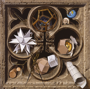 Geometry, 2001 (oil on canvas)