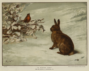 A Winter Song (chromolitho)