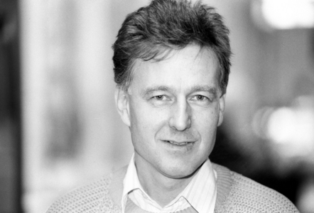 Gerd Nowakowski, head of the TAZ local editorial office in Kreuzberg, Berlin ..., 1993 (photo)