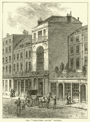 The "Thatched House" Tavern (engraving)