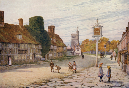 Biddenden (colour litho)