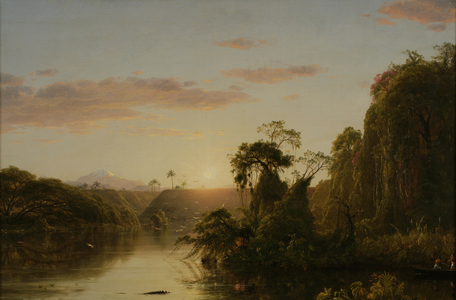 Scene on the Magdalena, 1854 (oil on canvas)