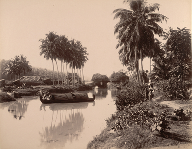 Nadayara Kayal (or Lake), Album of South Indian Views, c.1900 (b/w photo)