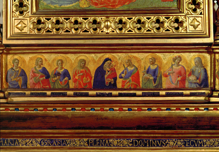 Predella with Saint Mary and Saints