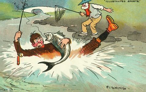 Fishing (colour litho)