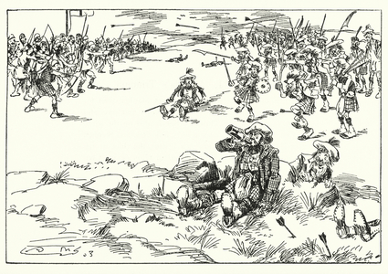 22 August 1138, The Battle of the Standard (litho)