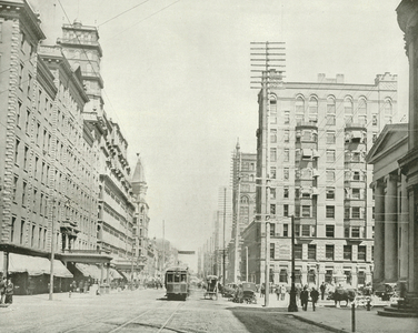 Main Street, Rochester, New York (b/w photo)