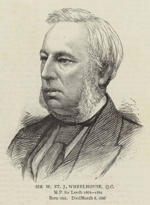 Sir W St J Wheelhouse, QC (engraving)