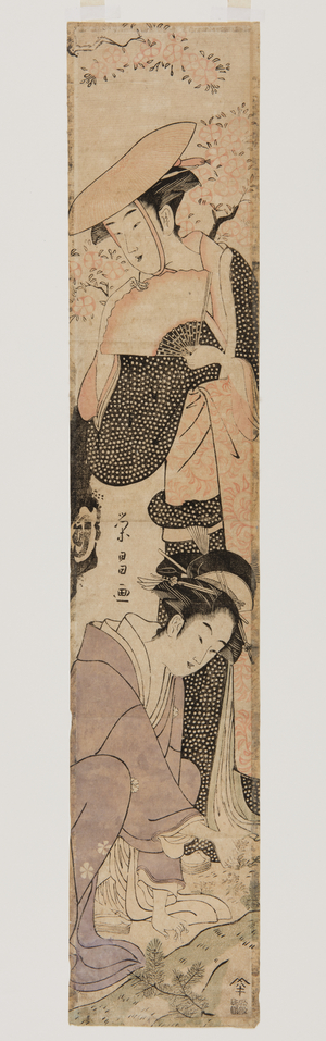 (colour woodblock print)