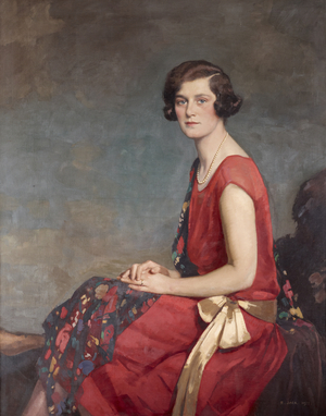 Lady Marjorie Fane Hervey, Lady Erskine, 1927 (oil on canvas)