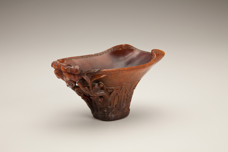 Horn-shaped Cup (rhinoceros horn)