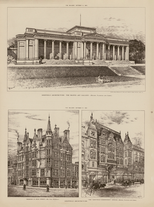 Sheffield Architecture (engraving)
