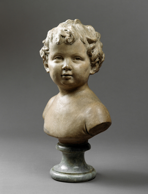 Portrait of Anne-Ange Houdon, 1790 (unglazed terracotta)