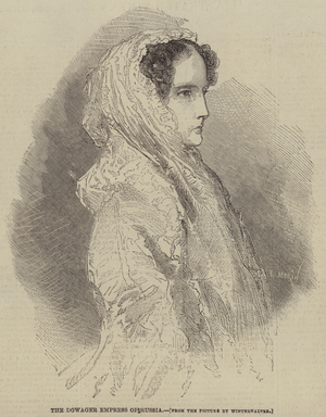 The Dowager Empress of Russia (engraving)
