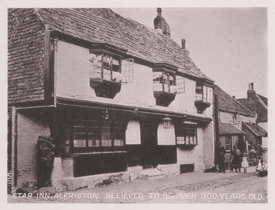 Star Inn, Alfriston, believed to be over 900 Years Old (b/w photo)