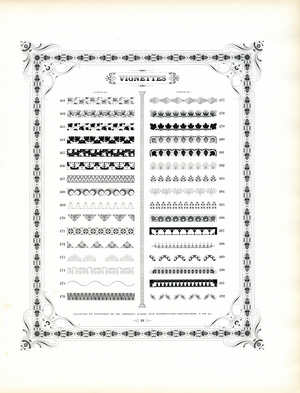 Ornamental Borders and Vignettes, Corps 20 (Continuation) (print)