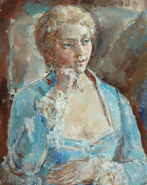 Portrait of a Lady  (oil on canvas)