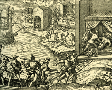 Filibusters at the Capture of Carthagena in 1555