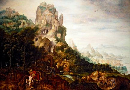 Good Samaritan (oil on panel)