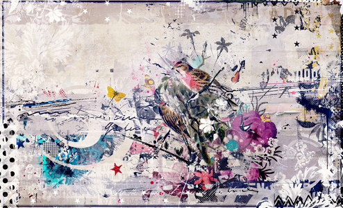 Bigger Better, 2014 (Collage on canvas)