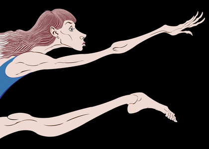 Sylvie Guillem, French ballerina, colour version of b/w file image, 2006