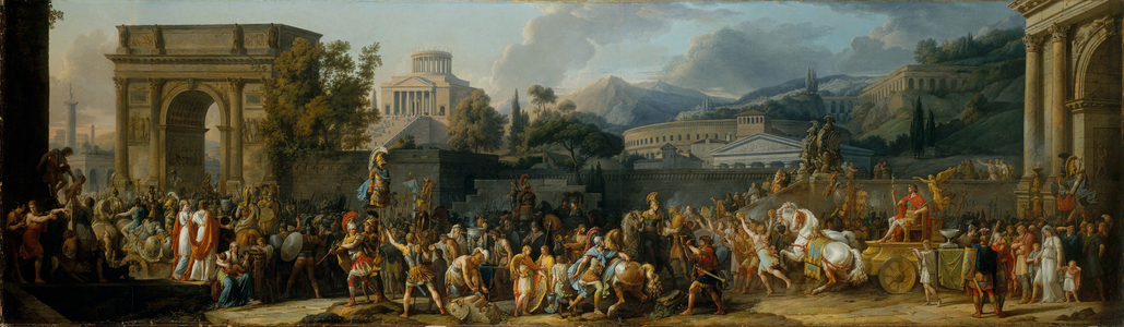 The Triumph of Aemilius Paulus, 1789 (oil on canvas)