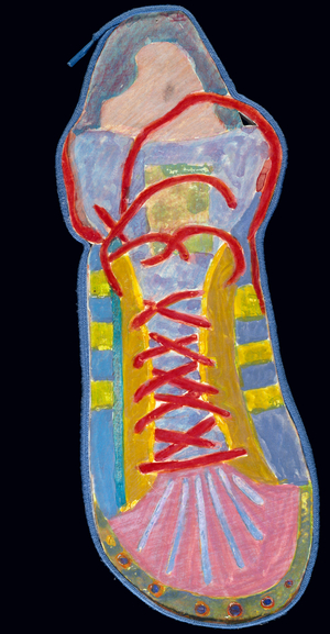 Shoe Series #6 1982-83 (acrylic)