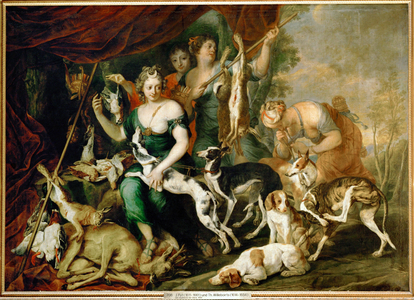 Diana's hunt (painting on canvas)