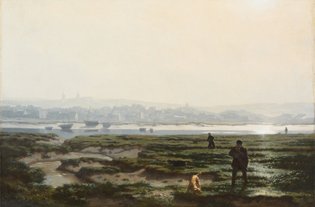 On the Meadows at Low Tide, c.1863 (oil on canvas) 