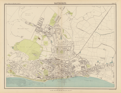 Royal Atlas, c 1900: Eastbourne (colour litho)