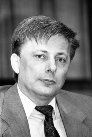 Minister of Education Rainer Ortleb (Germany FDP) in Bonn..., 1991 (photo)