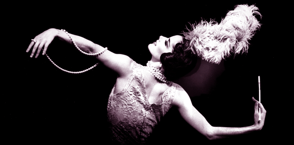Darcey Bussell performing in 'Les Biches' (b/w photo)