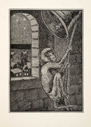 A False Alarm, from A Hundred  Anecdotes of Animals, pub. 1924 (engraving)