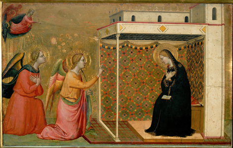 The Annunciation. Part of a predella …