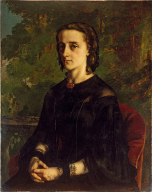 Portrait of Mme de Brayer or the Polish Exile, 1858 by Gustave Courbet (1819-1877)
