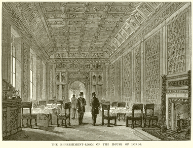 The Refreshment-Room of the House of Lords (engraving)