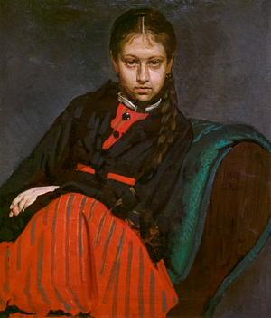 VERA CHEVTSOVA, 1869 (oil on canvas)