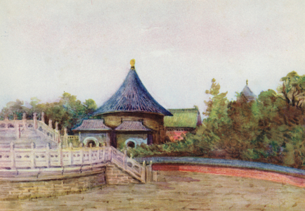 Vanishing China: Temple of Heaven (colour litho)