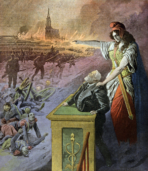 Jaures and Marianne, 1913 (print)