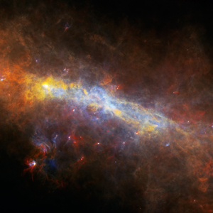 Astronomers using the Herschel Space Observatory have discovered that a suspected ring at the center of our galaxy is warped for reasons they cannot explain.