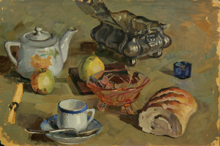 Still-life, 1965 (oil on paper)