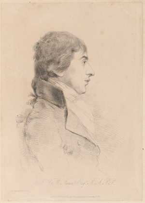 Portrait of J.M.W. Turner, R.A., c.1800 (etching)