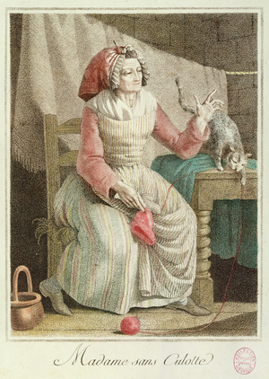 Madame Sans-Culotte, 1792 (engraving)