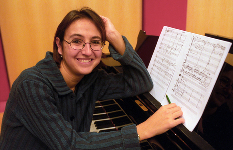 Composer Elena Mendoza Lopez in Cologne..., 2000 (photo)