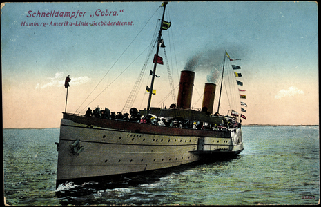 Rapid steamer Cobra, HAPAG, Sea Bathing Service