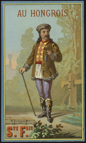 Label for Hungarian thread (colour litho)