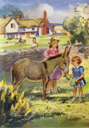 Illustration for Caravan Holiday (colour litho)