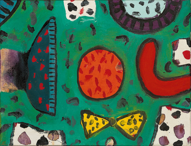 Orange and Bow, 1960 (oil on canvas)