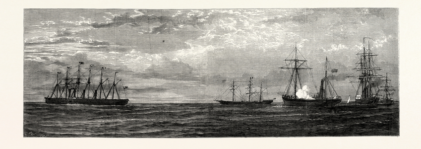 The Final Departure of the Great Eastern, 1865