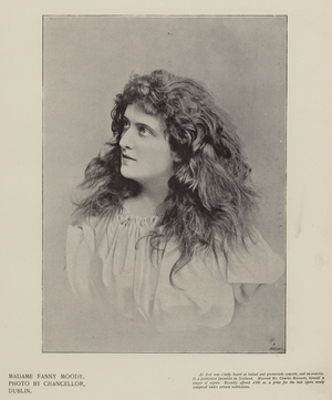 Madame Fanny Moody (b/w photo)